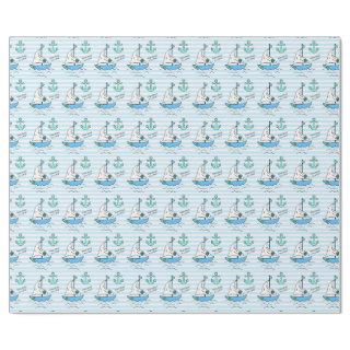 Ships Ahoy, It's a Boy! Baby Shower Blue Sailboat