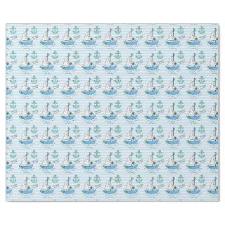 Ships Ahoy, It's a Boy! Baby Shower Blue Sailboat