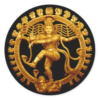 Shiva's Dance Classic Round Sticker