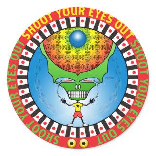 Shoot Your Eyes Out Classic Round Sticker