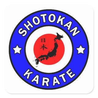 Shotokan Karate Square Sticker