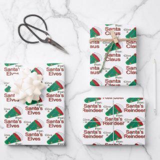 Shout Out for Santa, Elves, & Reindeer  Sheets