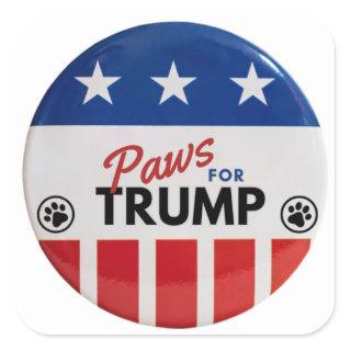 Show Your Support with a "Paws For Trump" Sticker