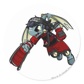 Shoyru Krawk Island Player Classic Round Sticker