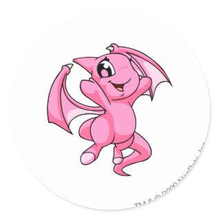Shoyru Pink Classic Round Sticker