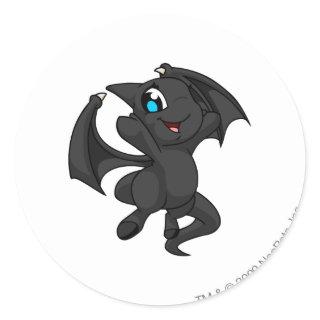 Shoyru Shadow Classic Round Sticker