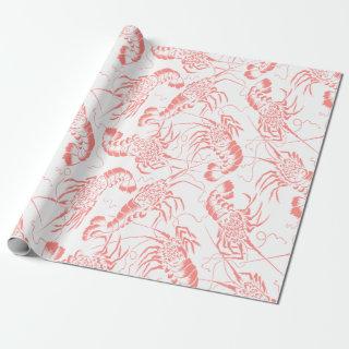 Shrimp Prawn Seafood Pattern