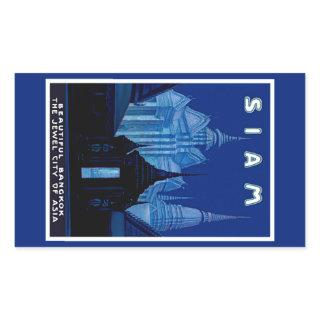 Siam Rectangular Sticker