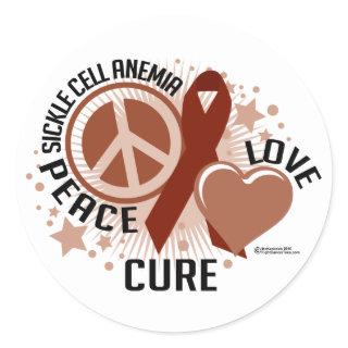 Sickle Cell Anemia PLC Classic Round Sticker