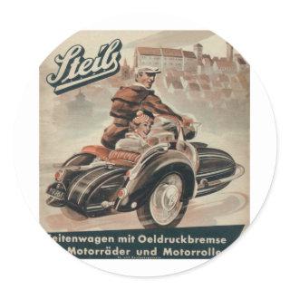 Sidecar Classic Round Sticker