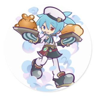 Sig Puyo Puyo - Baker Sig Classic Round Sticker