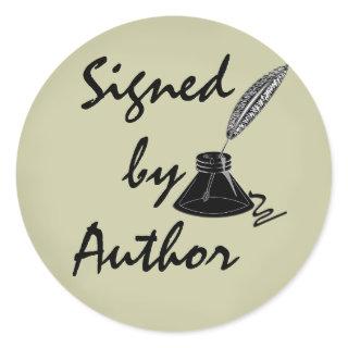 Signed by Author Stickers