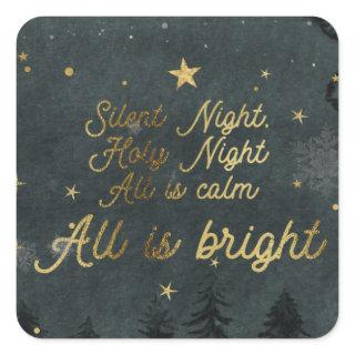 Silent Night, All Is Bright Sticker