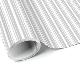 Silver and White Stripes