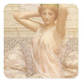 Silver by Albert Joseph Moore, Victorian Fine Art Square Sticker