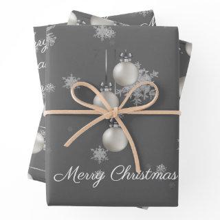 Silver Christmas Ornaments  Sheets