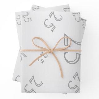 Silver Gem & Glitter 25th Birthday Party  Sheets