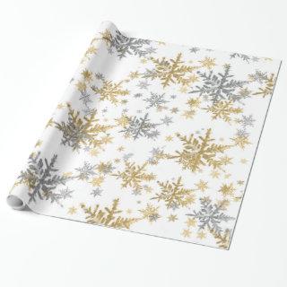 Silver & Gold Snowflakes