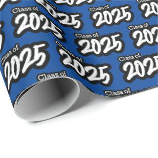 Silver Gray Bold Brush Class of 2025