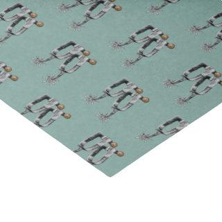 Silver spurs tissue paper