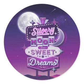 Silvery Moon Bids Sweet Dreams / Stickers