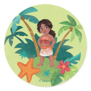 Simea Island Graphic Classic Round Sticker