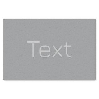 Simple 3 Dimensional Looking Text | Gray Tissue Paper