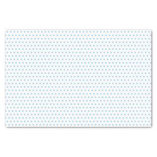 Simple Baby Blue Polkadots Pattern On White Tissue Paper