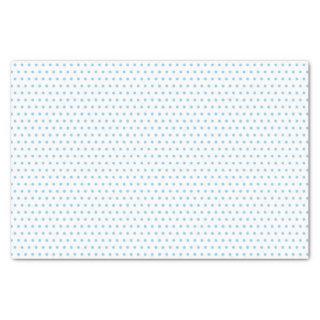 Simple Baby Blue Polkadots Pattern On White Tissue Paper