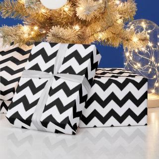 Simple Black and white Chevron pattern