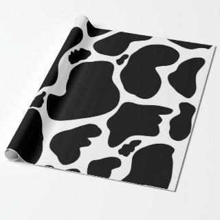 Simple Black white Cow Spots Animal