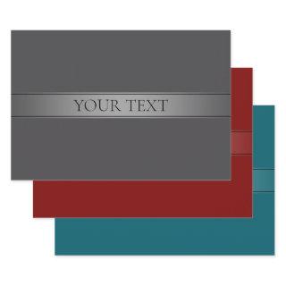 Simple Elegant Gradient Stripe Editable Color  Sheets