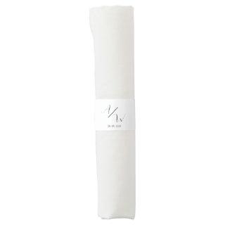 Simple elegant monogram napkin napkin bands