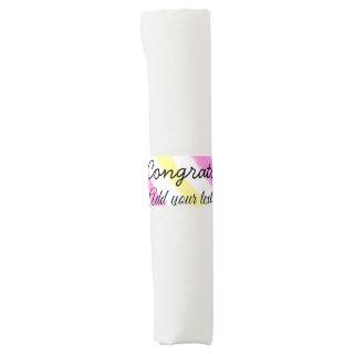 Simple minimal congratulations graduation add your napkin bands