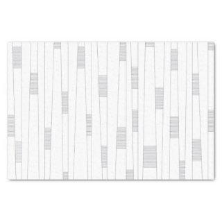 Simple, minimal, modern line graphic pattern tissue paper