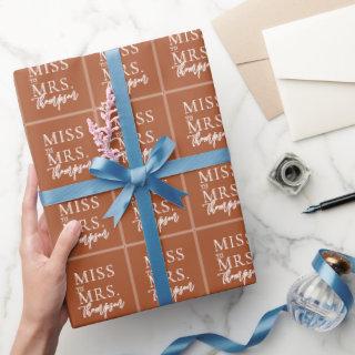 Simple Miss to Mrs Terracotta Bridal Shower