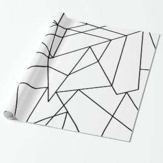 Simple Modern Black and White Geometric Pattern