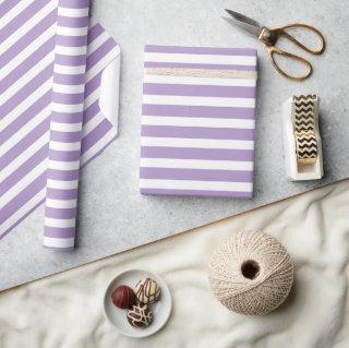 Simple Modern Lavender Purple Striped Minimalist