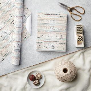 Simple neutral earthy colors dots and stripes
