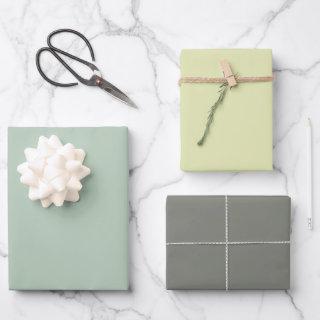 Simple Pale Green Yellow Dark Gray Chic Shades  Sheets