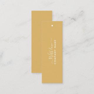 Simple Script - Gold & White Gift Tags