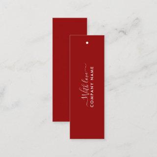 Simple Script - Red & White Gift Tags
