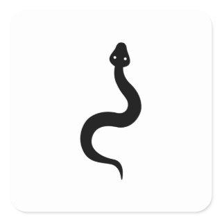 Simple Snake Square Sticker