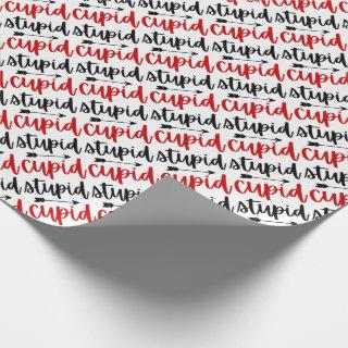 Simple stupid cupid typography script with arrow