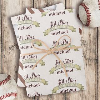 Simple Vintage Whimsical Baseball Cute Custom  Sheets