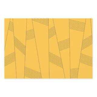 Simple, yellow, modern abstract graphic design  sheets
