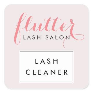 Simply Pink Lash Salon Lash Cleaner Stickers