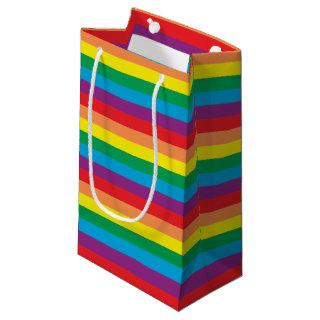 Simply Rainbow Pattern Small Gift Bag