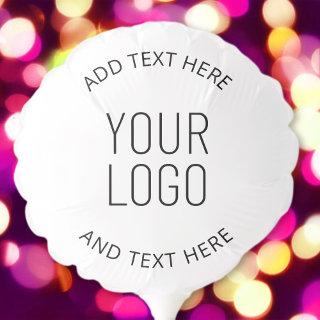 Simply Upload Your Logo Customizable Circular Text Balloon