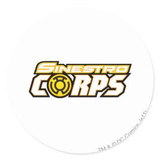 Sinestro Corps Classic Round Sticker